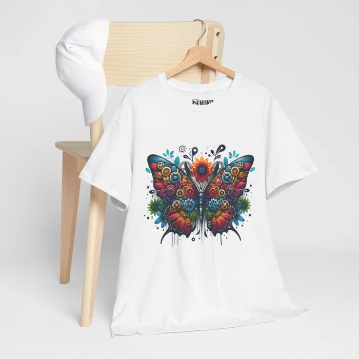 T-shirt z nadrukiem Mechaflora